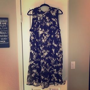 Lane Bryant Sleeveless Floral Dress